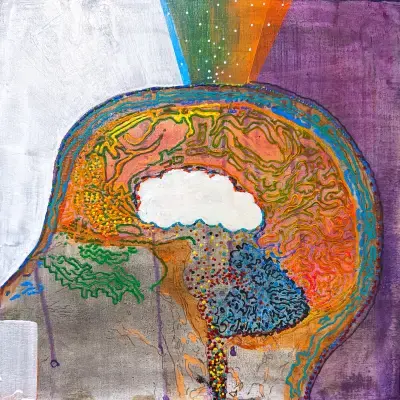 Neuroscientific artwork by Adam Sprague.